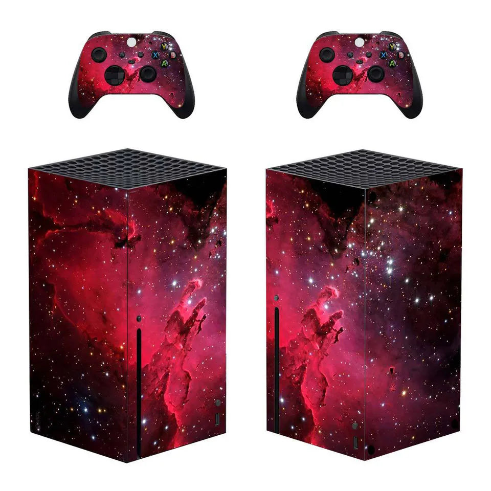 Xbox One S console sticker in PVC with removable back glue and five colour styles