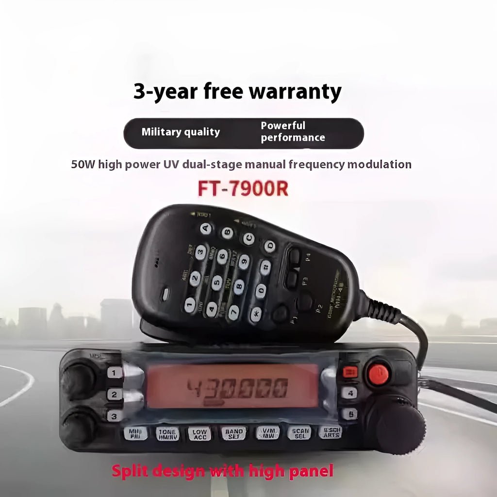 High-power car interphone for self-driving tours with optional 507 antenna and Teflon feeder cable kits