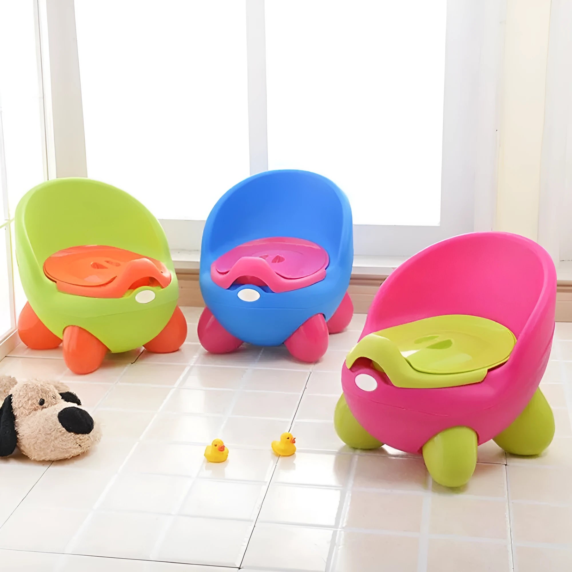 Dandan children's cartoon baby toilet trainer potty in blue colour