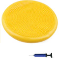 Inflatable PVC balance board 34cm diameter with tactile nubs and smooth raised nubs, for yoga fitness and posture training