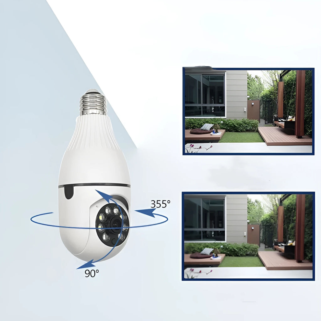 Rui Chuan Technology wireless indoor security camera with wide-angle lens for home surveillance