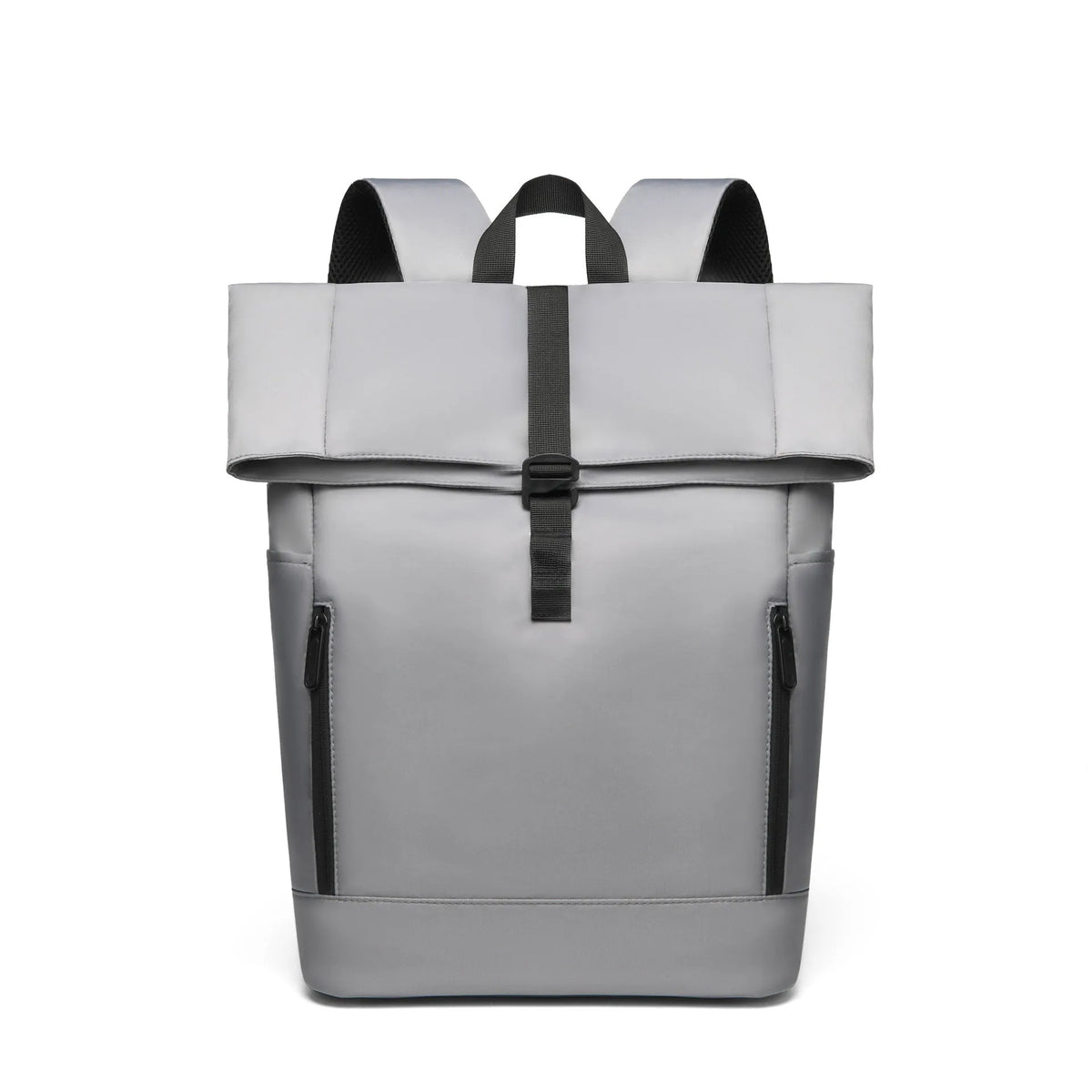 Men's nylon business leisure schoolbag in black, blue, or gray with waterproof breathable expansion and burden reduction.