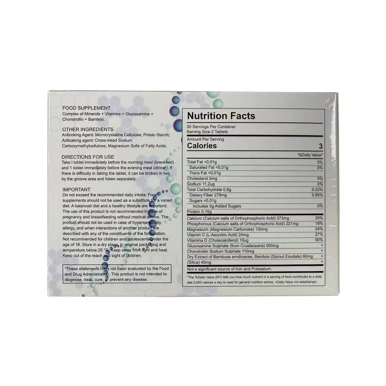 Calcitrin Gold tablet bottle with 60 film-coated light gold oval tablets for bone and joint support