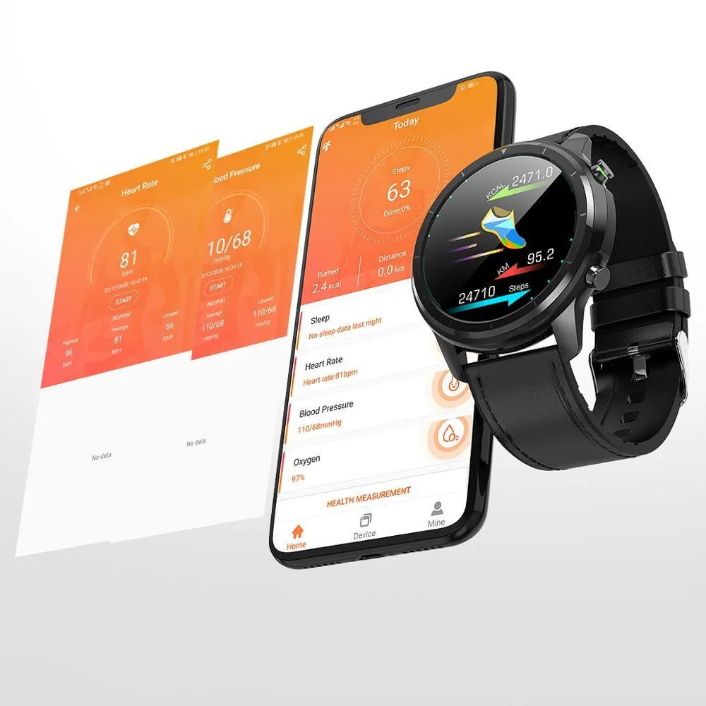 LEMFO LF26 smart bracelet with 1.3-inch screen shown in black, brown and silver colour options
