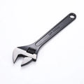 High carbon steel adjustable spanner with blackened finish and ergonomic handle in multiple size options