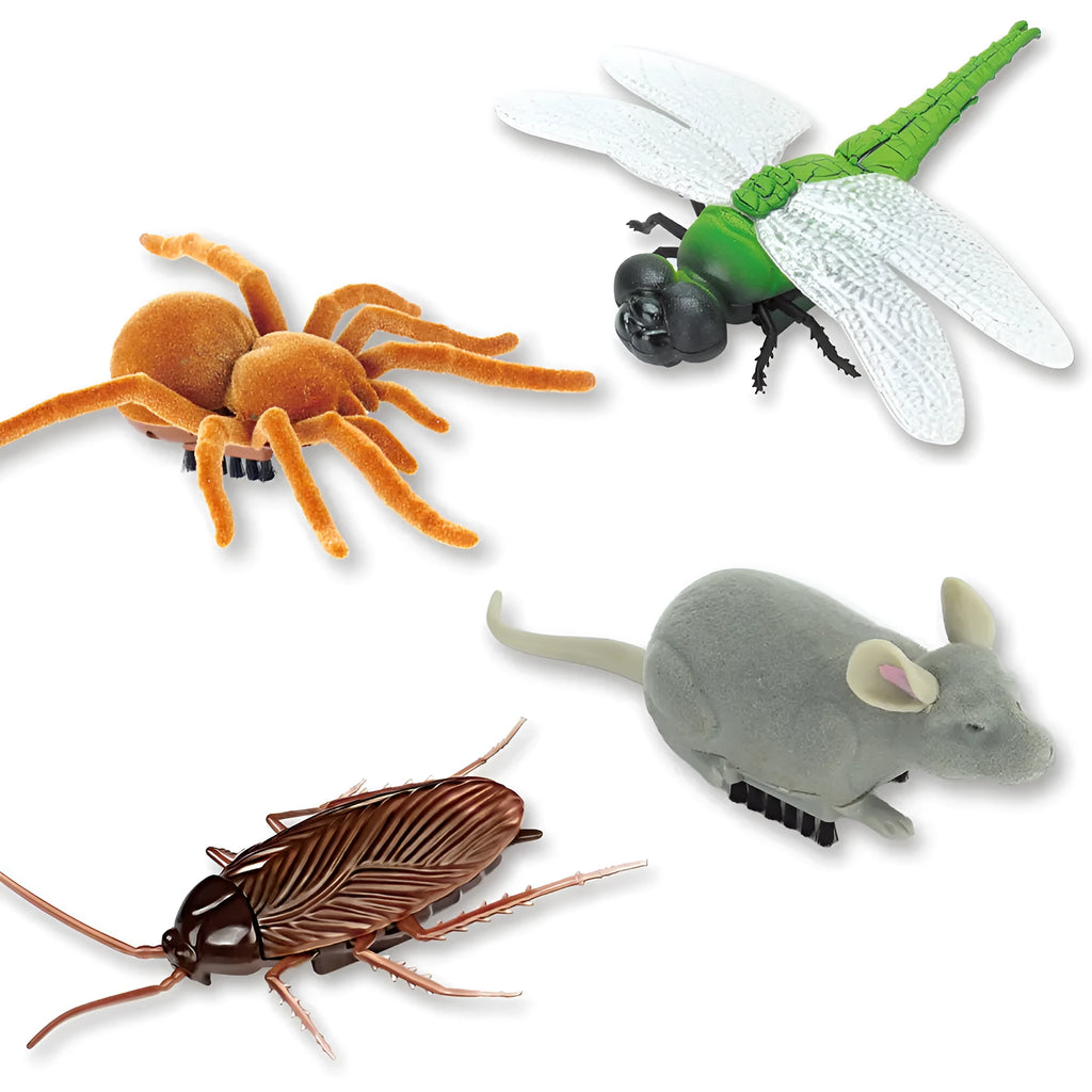 Electric vibration brush pet toy with motorised motion in animal designs