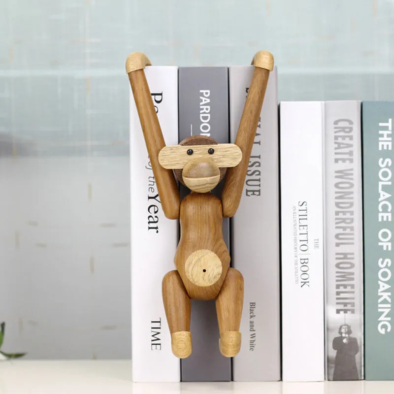 Small brown wooden craft gift 20cm high for personal gifting