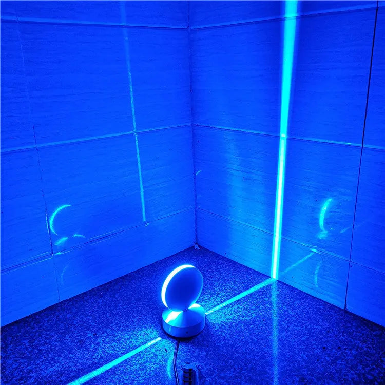 Aluminium corridor wall spotlight bar lamp with glass lens and multi-colour LED lighting