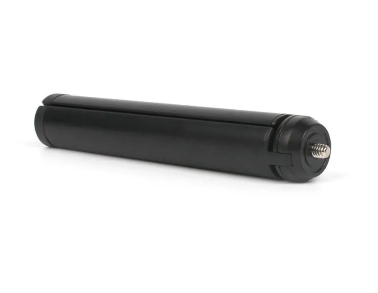 Black aluminium alloy mobile tripod handheld stabiliser for Apple iPhone smartphones