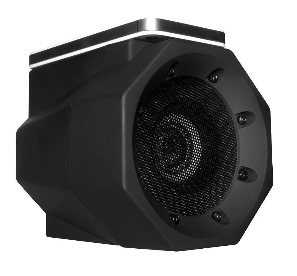 Black mobile creative mutual inductance speaker, 122x100x100mm, with USB, 3.5mm jack, 3W output