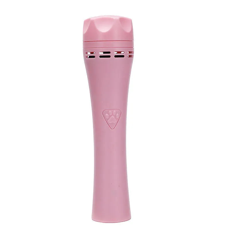 Electric pet nail polisher 13.5cm by 3.5cm battery-powered pink white