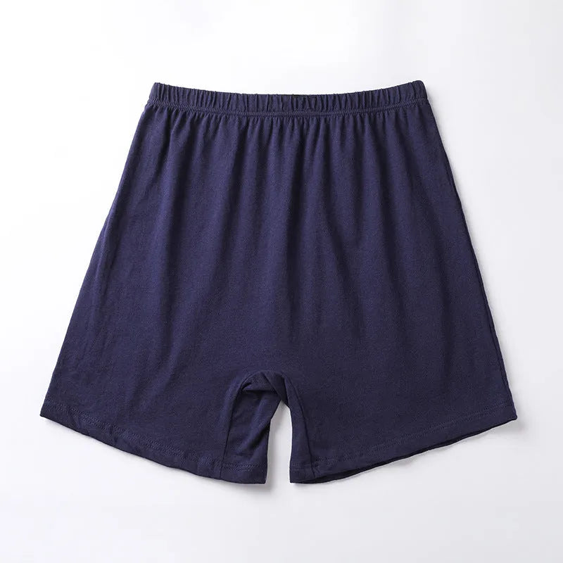 Men's solid colour high-waist boxer shorts made from modal fabric, shown in dark grey.