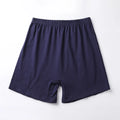 Men's solid colour high-waist boxer shorts made from modal fabric, shown in dark grey.