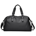 Leisure travel bag in solid colour with polyester lining and sewing line detail