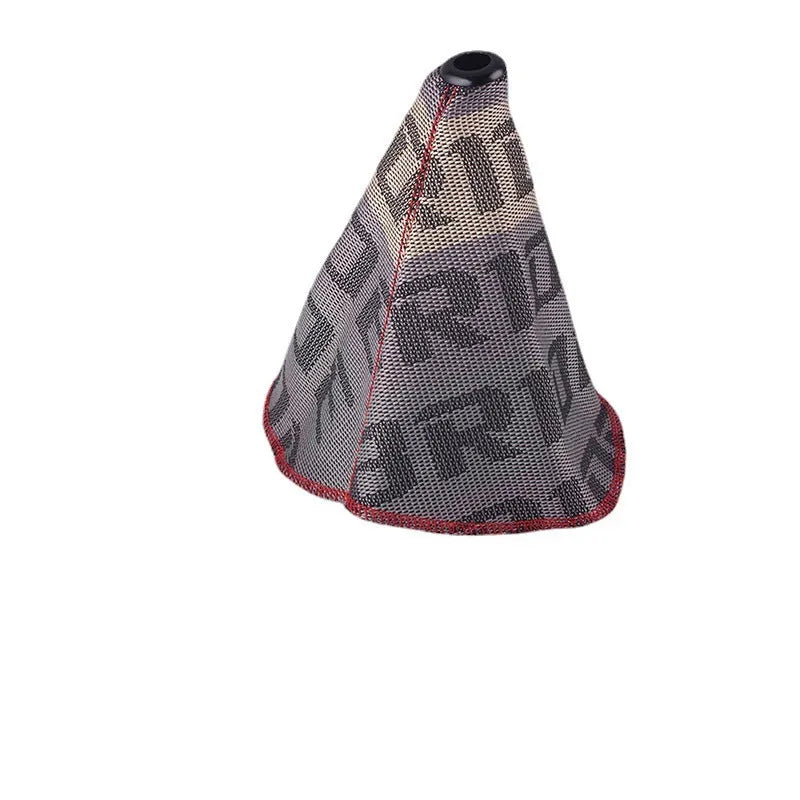 Canvas dust cover for Bride and Recaro bucket seats shown in black and red colour options.