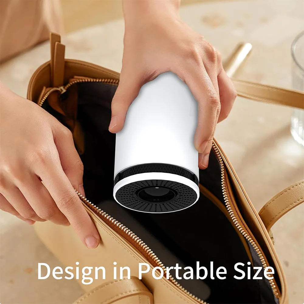 Compact portable home HD projector with Bluetooth and 4K support for movies gaming and outdoor use