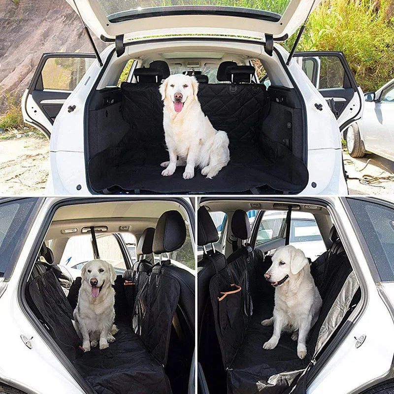 Car anti-dirty simple pet rear dog mat 147x137x40cm cloth cushion for large and medium dogs