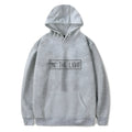 Fashion long-sleeved printed casual hooded sweater for teenagers in grey with cartoon print