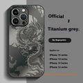 Sheepskin imitation leather drop-resistant all-inclusive protective case for iPhone, Cangling Green colour