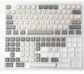 Set of 139 XDA profile PBT keycaps for mechanical keyboards, showing English legends.