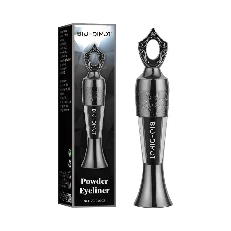 Smooth liquid eyeliner 2g in black, blue, brown, and green shades with precision tip