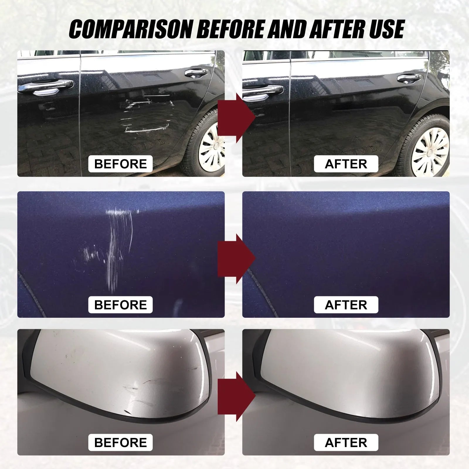 60ml car scratch repair wax kit for automotive paint maintenance and polishing