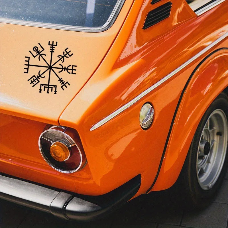 13x13cm square vinyl car and notebook sticker with peel-and-stick backing