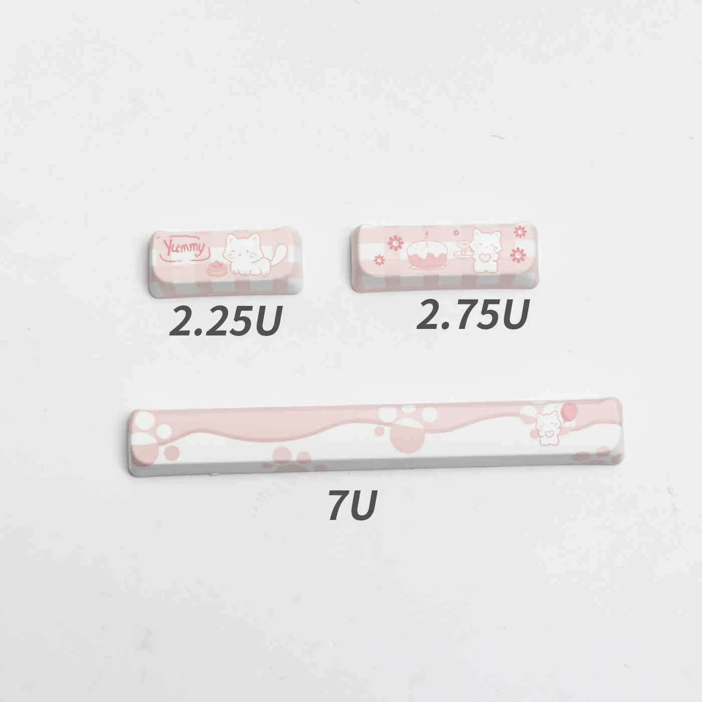 Full set of mechanical keyboard PBT sublimation key caps showing alphanumeric and modifier keys