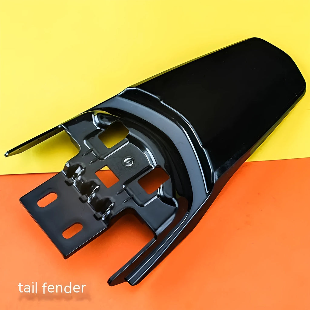 Carbon fibre rear mudguard and fender kit for Light Bee electric off-road bicycle