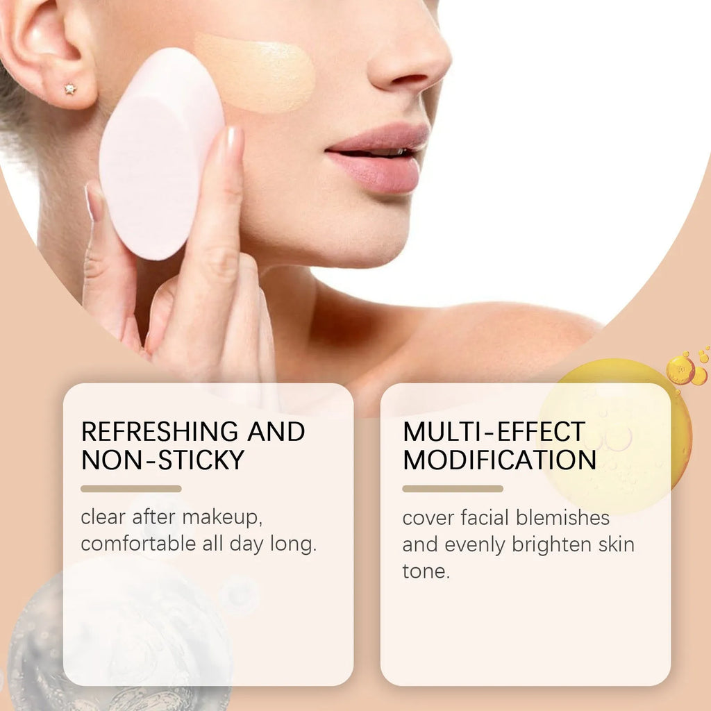 3.5ml liquid foundation concealer tube for medium skin coverage with moisturising formula