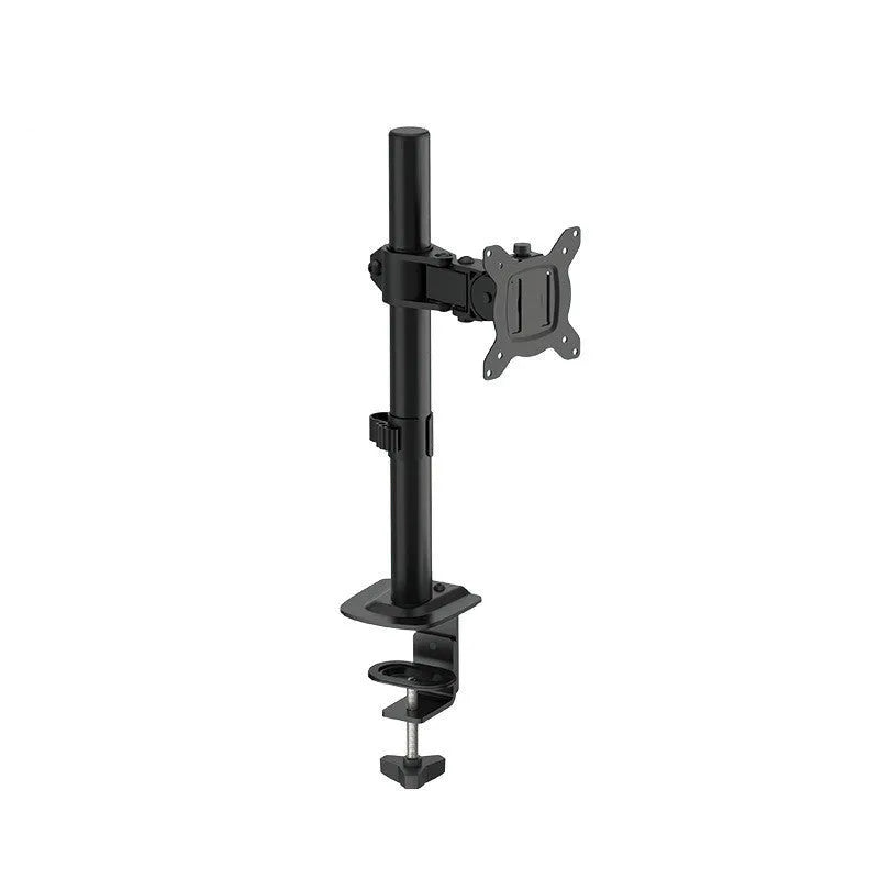 Computer monitor lifting bracket with vertical adjustment mechanism for 13-32 inch screens