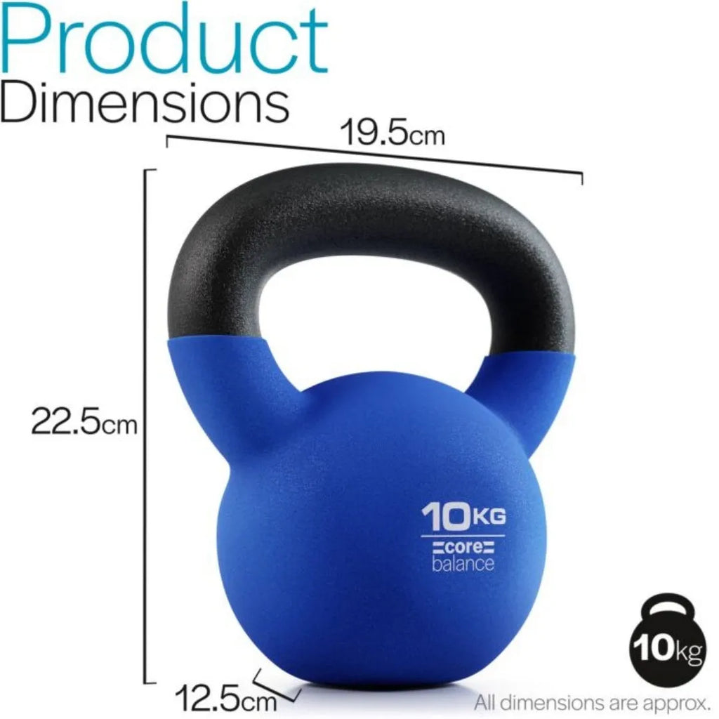 Blue cast iron teapot dumbbell showing immersion shape design on solid background