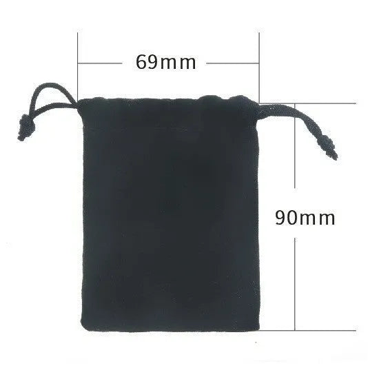 Stainless steel motorcycle key ring with modern design and protective flannel bag