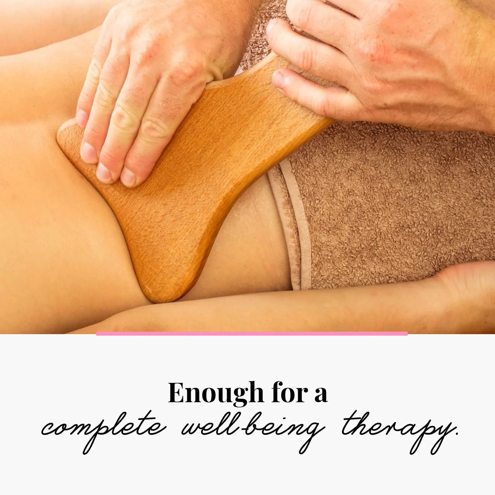Beech wood massage roller set showing T-shaped roller and multiple wheel configurations for natural muscle relief