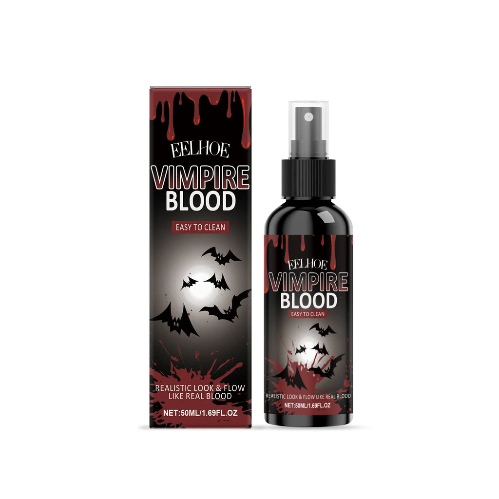 Halloween plasma spray bottle 50ml with red synthetic blood liquid
