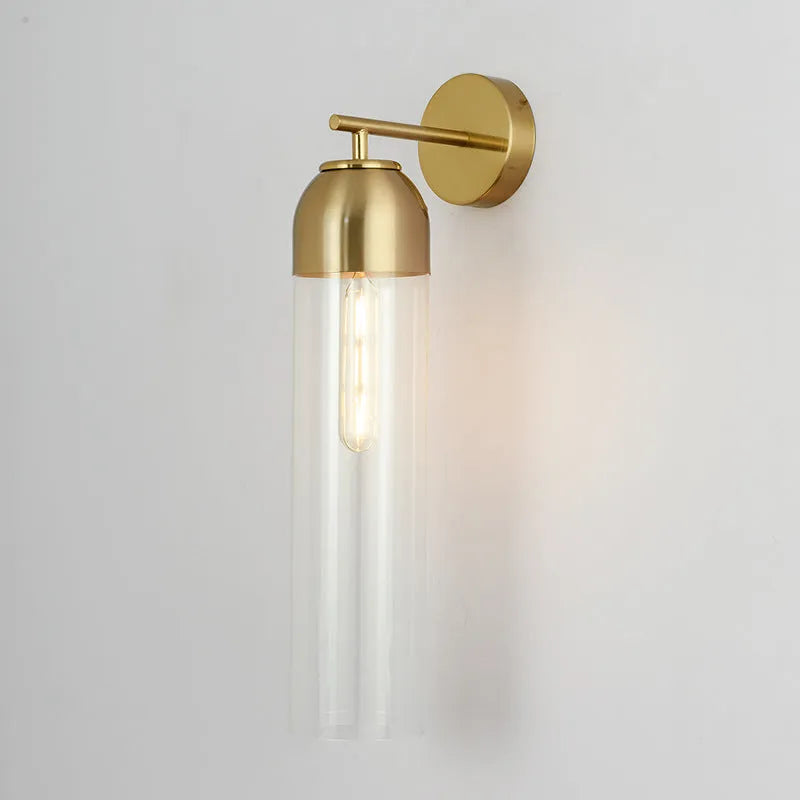 Nordic postmodern creative glass wall lamp with modern minimalist design and E27 lamp holder