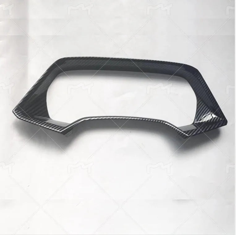 Dashboard decorative frame for BMW X5L in carbon fibre and peach wood finishes