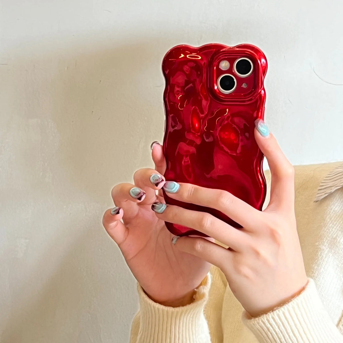Ankela wine red TPU phone case for iPhone 17 Pro Max, all-inclusive anti-fall anti-fingerprint cover