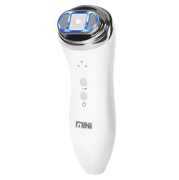 White ABS ultrasonic knife skin rejuvenation beauty instrument with gel, plug-in facial firming device, 35W