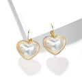 Gold-coloured alloy ear clips for women's summer casual wear