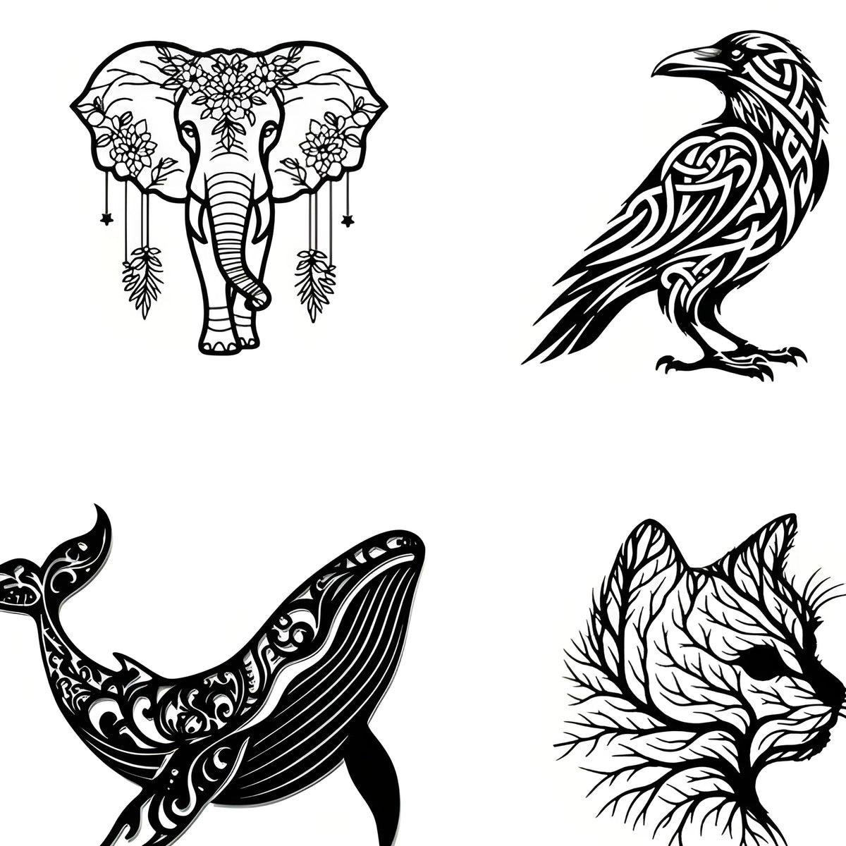 Black silhouette iron animal garden decoration in eagle shape, outdoor metal craft with American country style