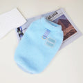 Coral fleece pet jacket for dogs and cats in various colours and sizes.