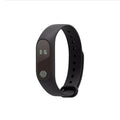 Motion intelligent hand ring in multiple colours on a wrist, showing Bluetooth and heart rate monitoring features.