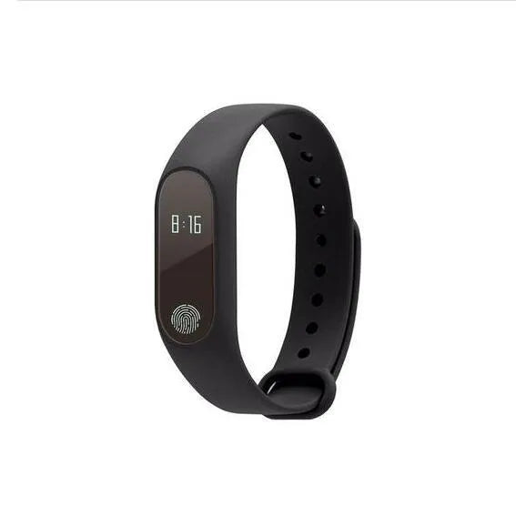Motion intelligent hand ring in multiple colours on a wrist, showing Bluetooth and heart rate monitoring features.
