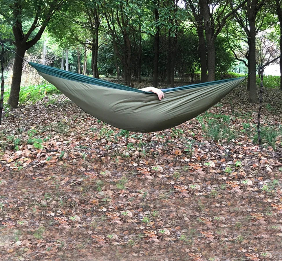 Outdoor camping warm cover for hammock 320D nylon TC cotton fill adjustable 230x110cm