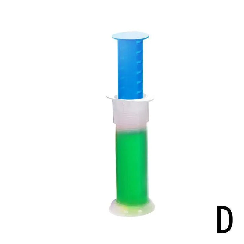 Magical Toilet Cleaner Gel in purple lavender colour-changing stick-on design with handle, 4.5x12cm