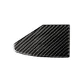 Black carbon fibre USB charging port panel decorative sticker with 3M adhesive backing.
