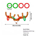 Colourful PVC inflatable ferrule throwing toy in Halloween octopus design for children's games.
