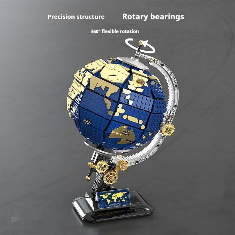 T1008 Discovery Series Earth Instrument small particle plastic building blocks set in colour box for ages 15-35