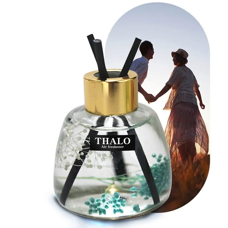 Glass bottle car perfume ornament loose incense automotive decoration